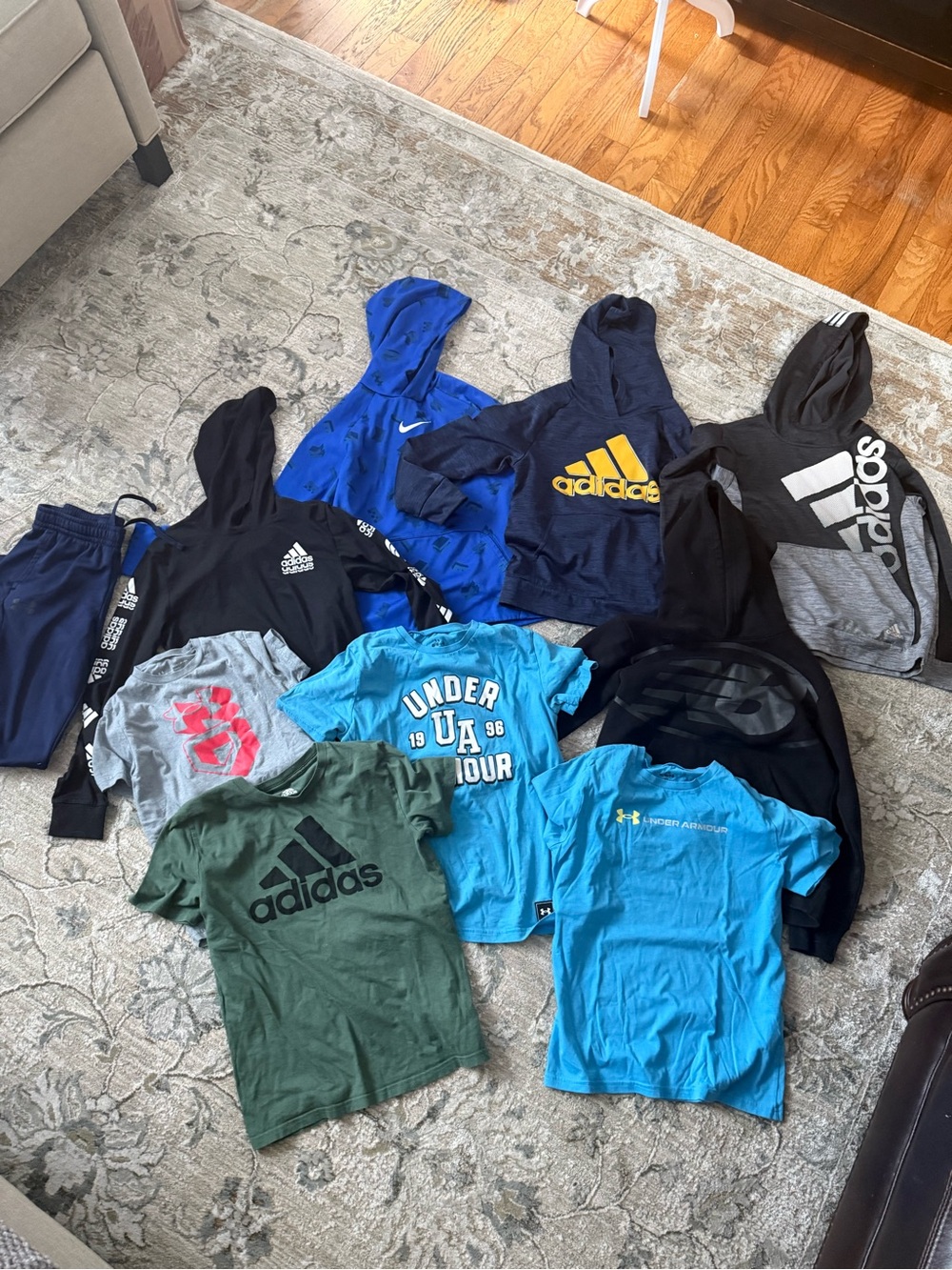 Lot of ADIDAS, UNDER ARMOUR & More Boys Athletic Assortment